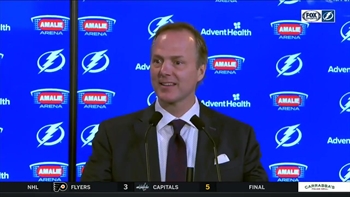 Jon Cooper describes Andrei Vasilevskiy as 'the best player on the ice tonight'