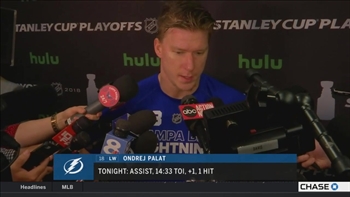 Ondrej Palat describes his game-winning assist