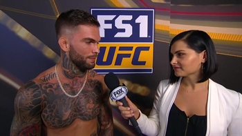 Cody Garbrandt stops and talks with Megan Olivi | INTERVIEW | UFC 227