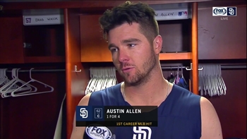 Austin Allen after first MLB hit: 'This is something I've worked my entire life for'