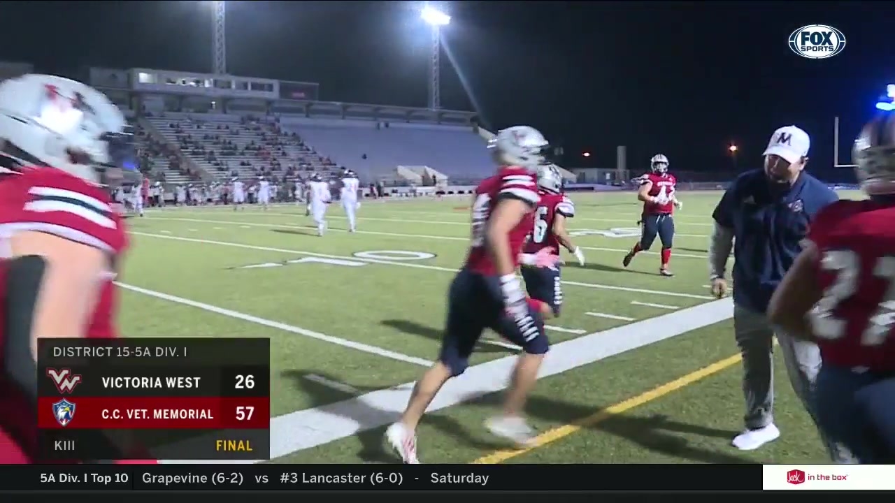 HIGHLIGHTS: CC Veterans Memorial vs Victoria West | High School Scoreboard Live