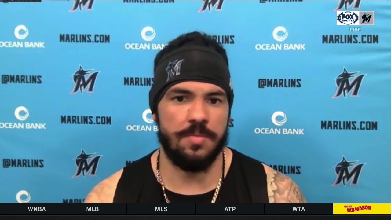 Jorge Alfaro on delivering walk-off hit for Marlins against Phillies
