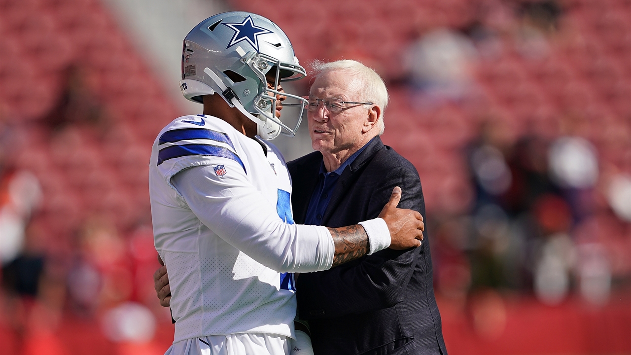 Skip Bayless: Jerry Jones is not 'married' to Dak Prescott, a franchise tag doesn't show commitment | UNDISPUTED