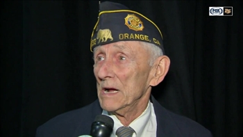 Anaheim Ducks Pay Tribute to Military Veterans