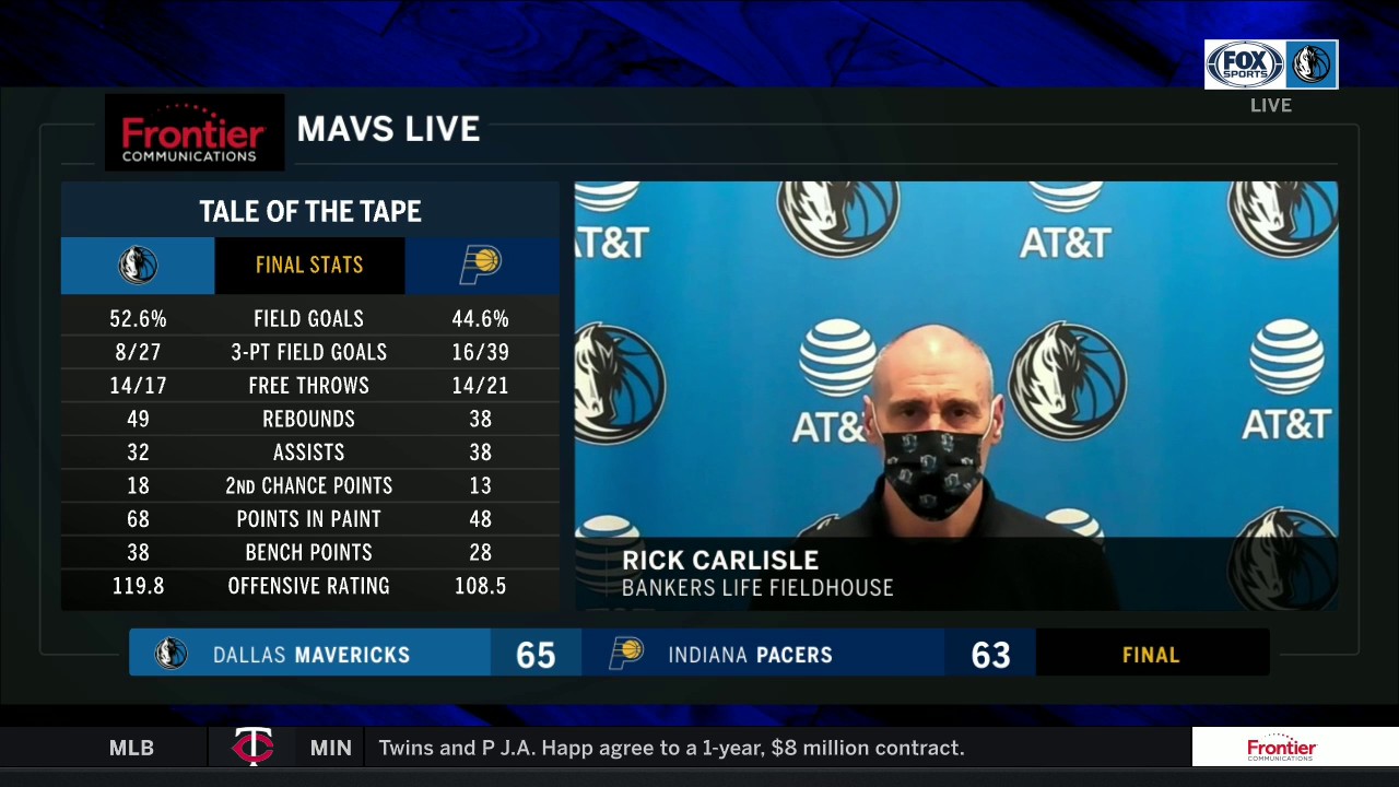 Rick Carlisle introduces a new Award Following Dallas Wins