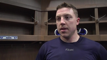 Lightning winger Adam Erne on chemistry with linemates, creating energy in offensive zone