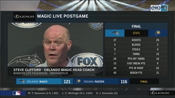 Steve Clifford breaks down key moments in Magic's road win over Pacers