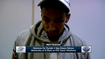 Andre Roberson talks defense in loss to Atlanta