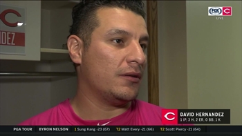 David Hernandez was ready and willing to pitch: 'I always want the ball'