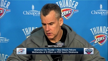 Billy Donovan breaks down loss to Atlanta
