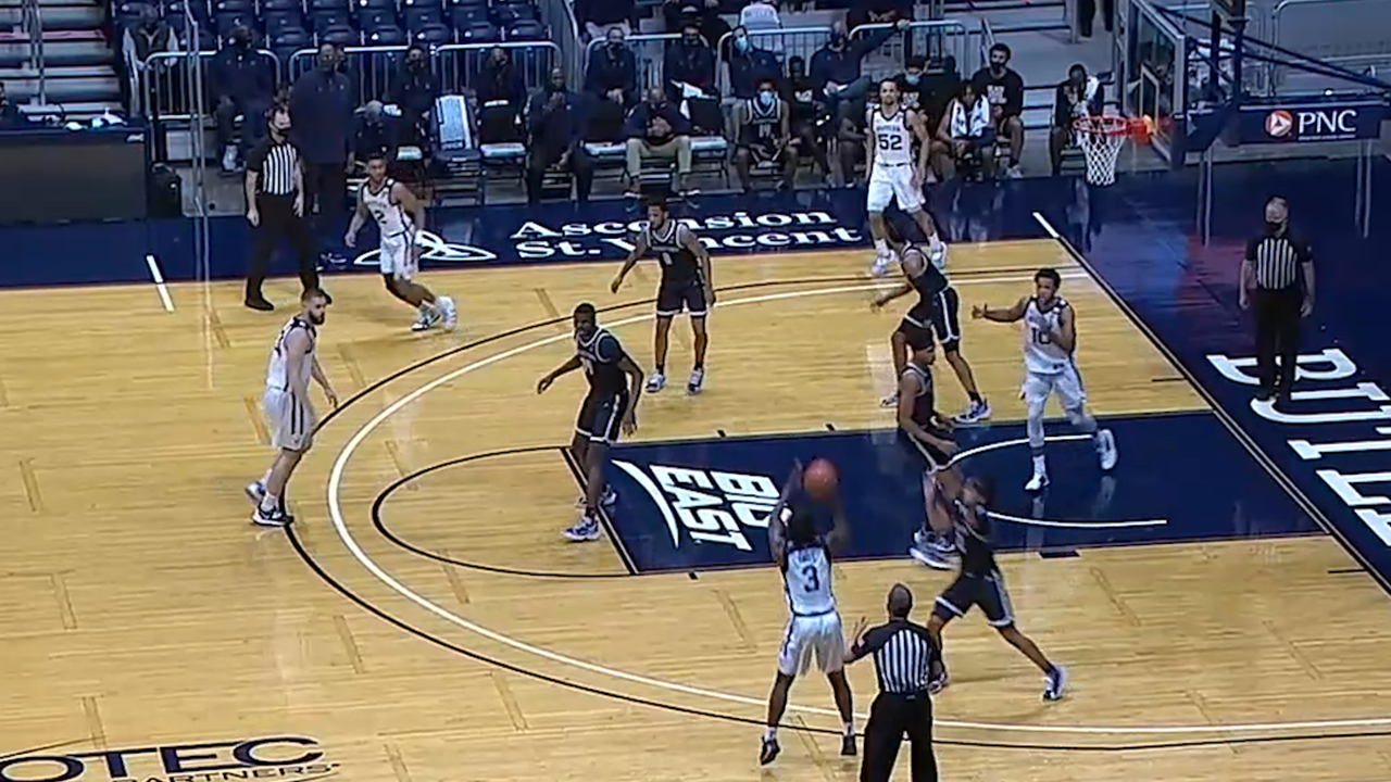 Chuck Harris spurs Butler's 63-55 comeback win over Georgetown
