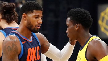 Shannon Sharpe reveals which what he learned from Victor Oladipo and Paul George's Game 1 playoff performances