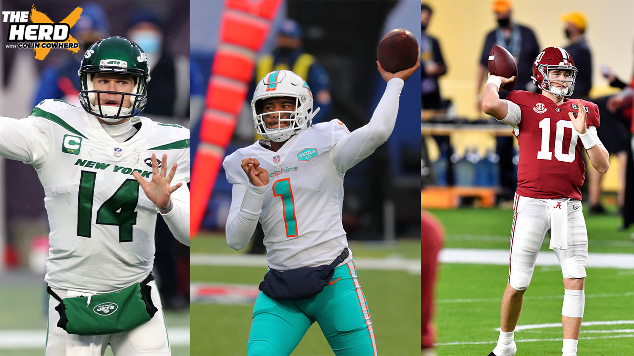 Chad Pennington talks Sam Darnold in Carolina, Miami committing to Tua, Mac  Jones in NFL I THE HERD