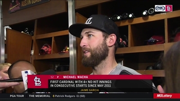 Wacha on near no-hitter: 'Keep doing what I've been doing'
