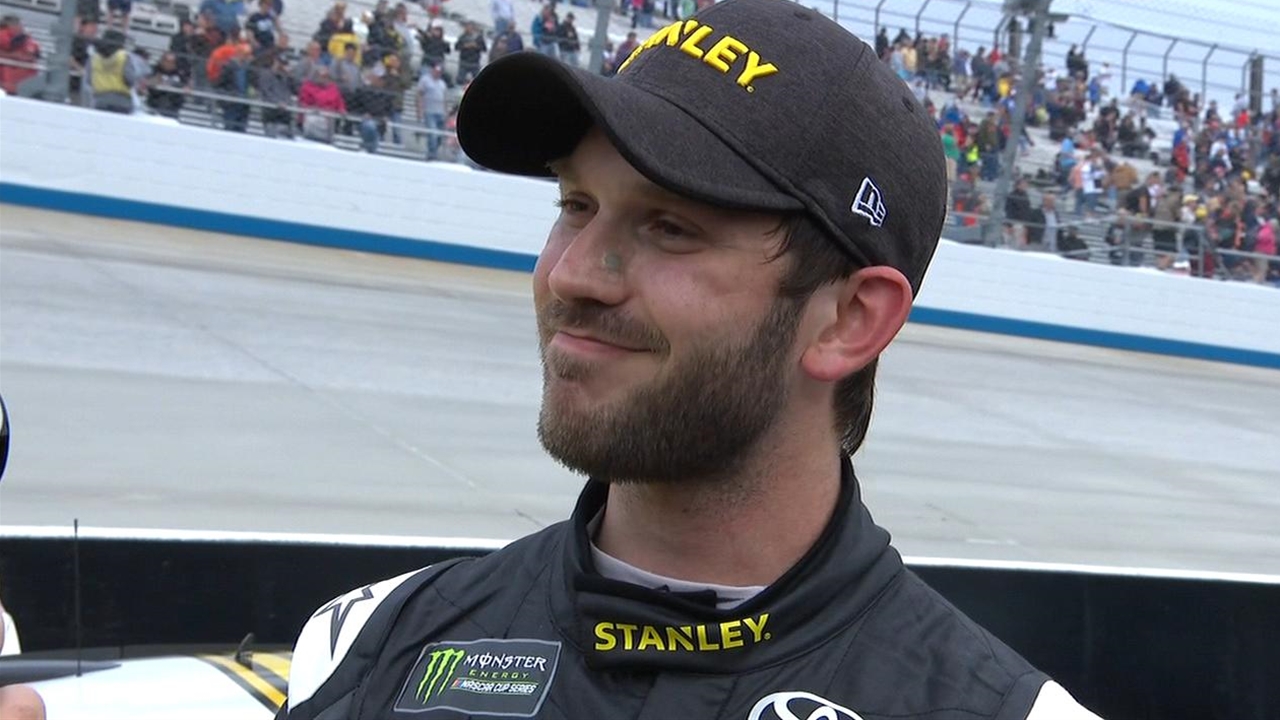 Daniel Suárez reacts to best finish on oval track | 2018 DOVER | FOX NASCAR