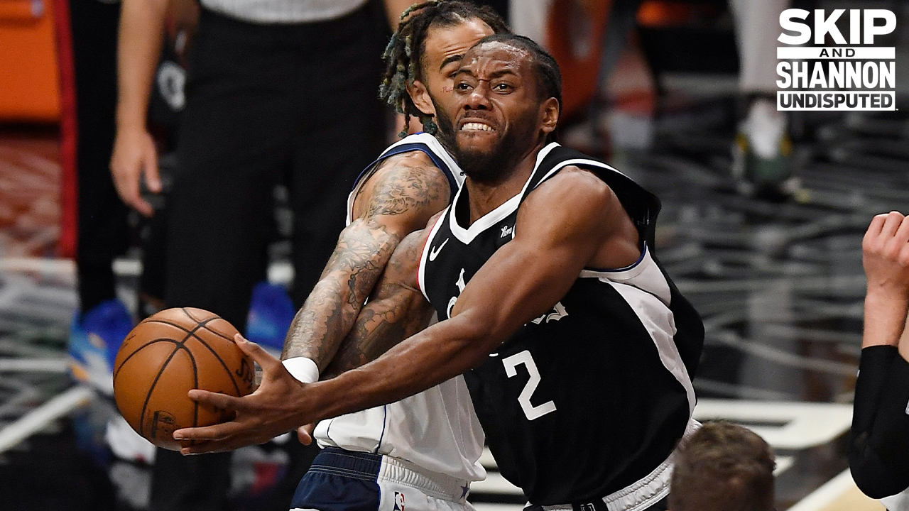 Skip Bayless throws away his Kawhi shoes after the Clippers go down 3-2 to the Mavericks | UNDISPUTED