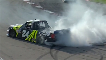 Justin Haley wins in Canada as Gragson & Gilliland wreck | 2018 TRUCK SERIES | FOX NASCAR