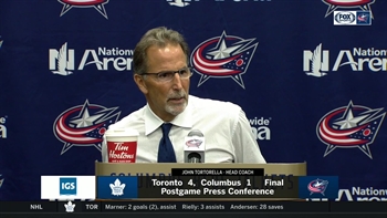 John Tortorella: Blue Jackets did well developing offensive chances, but didn't finish