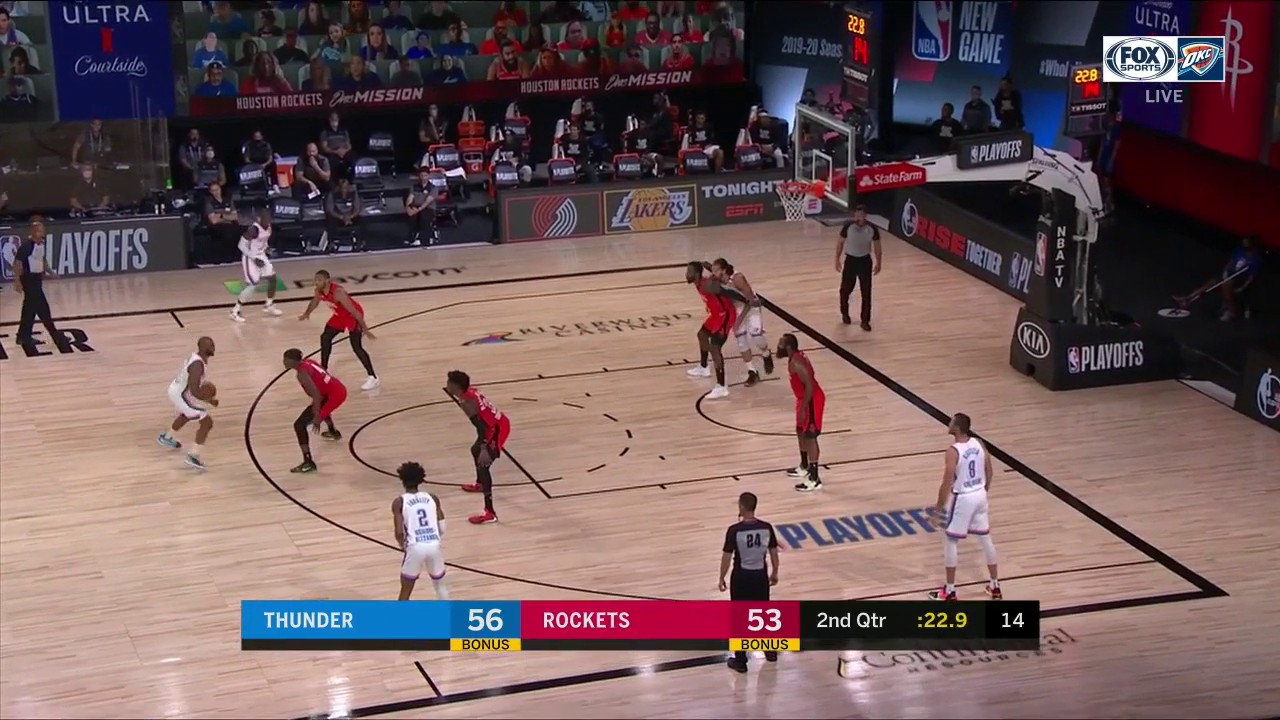 WATCH: CP3 Launches a Three-Pointer in the 2nd