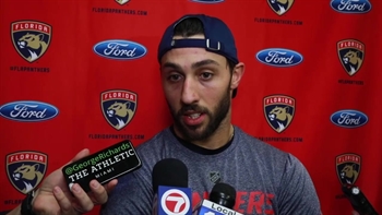 Vincent Trocheck hopeful his return to the Panthers is right around the corner
