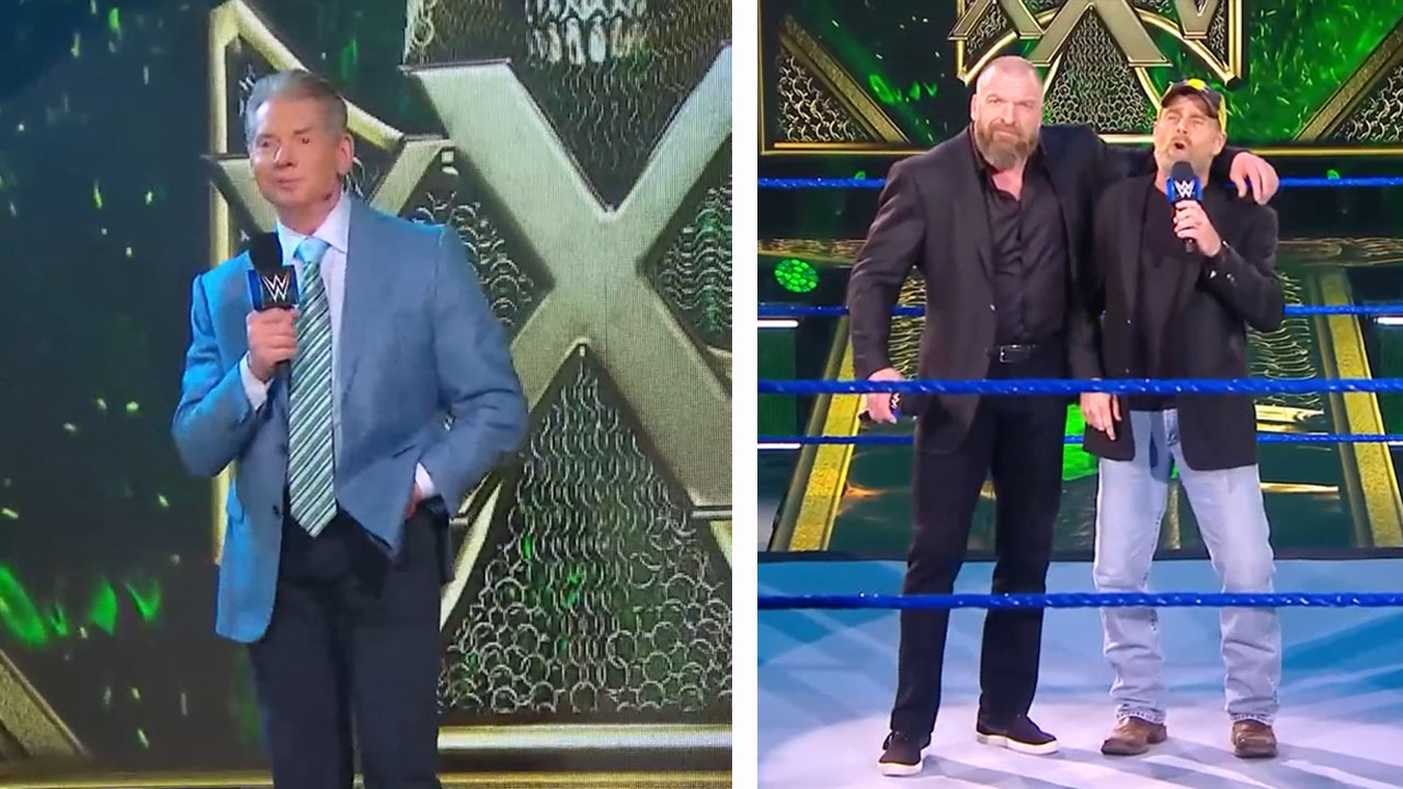 Vince McMahon, Shawn Michaels crash Triple H's 25th Anniversary Celebration | WWE on FOX