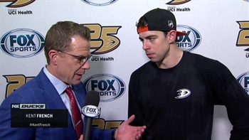 Derek Grant talks about his first couple of games back in Anaheim