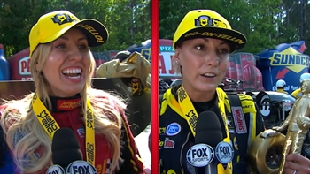 Courtney Force & Leah Pritchett win Nitro categories at Atlanta | 2018 NHRA DRAG RACING