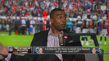 Chris Carter's brutally honestly take on the Rams QB spot and Jared Goff | THE HERD