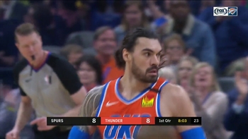 HIGHLIGHTS: Steve Adams Spins with Authority to the Basket