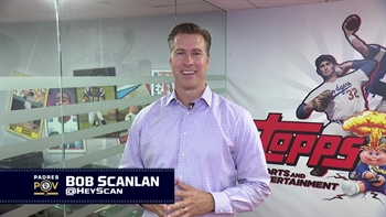 Bob Scanlan tours TOPPS headquarters in New York | #PadresPOV