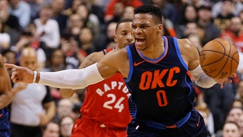 Skip Bayless on Russell Westbrook's triple-double as OKC snaps Toronto's 11-game win streak