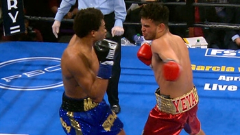 Money Powell IV responds with brutal KO after cheap shot by Christian Aguirre