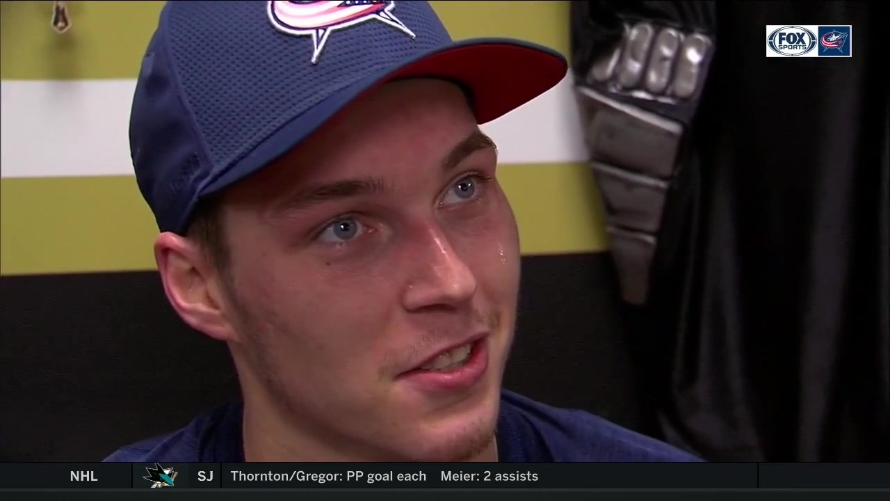 Elvis Merzlikins kept studying the game while he was injured