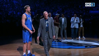 Dirk Nowitzki Announces His Retirement In Home Finale | Dirk Appreciation Night