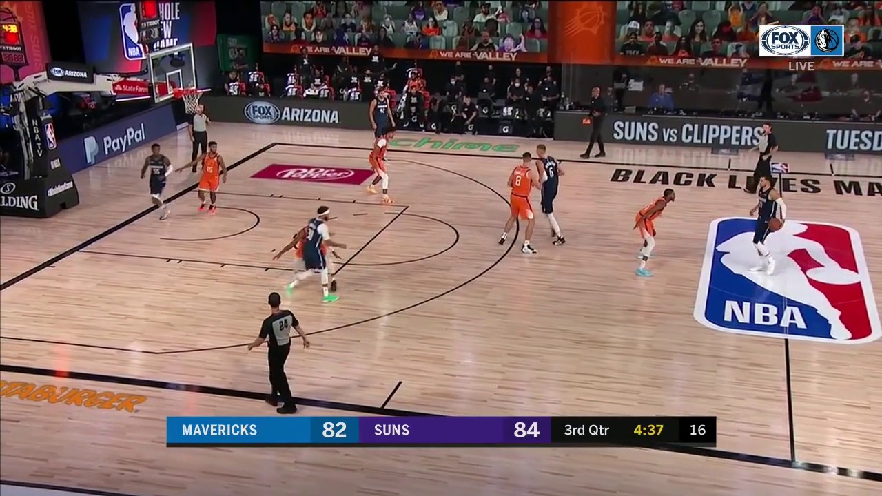 WATCH: Luka with the Birthday Lob to Porzingis