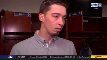 Blake Snell talks about not finding a consistent rhythm