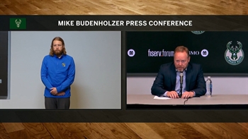 Coach Bud: Bucks' win over Detroit a physical challenge (ASL interpreter)
