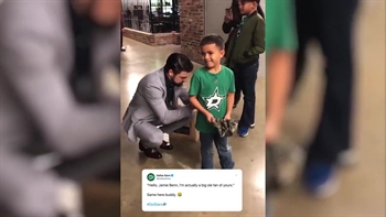 Young Jamie Benn fan can't contain his excitement | ICYMI with Katie Engleson