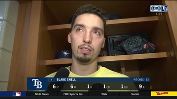 Blake Snell credits Rays' pitching staff, newly acquired catcher Erik Kratz for win over Yankees