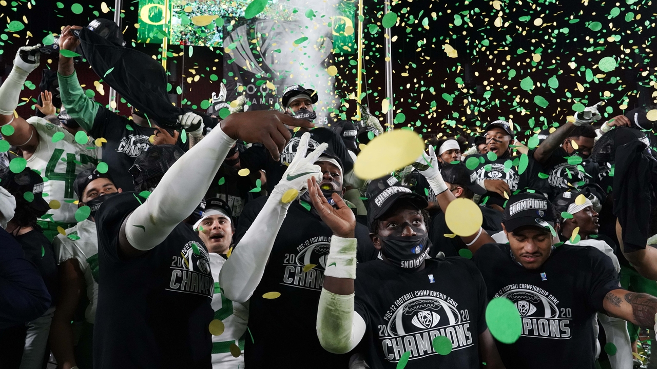 Oregon defeats No. 13 USC, 31-24, to claim second-consecutive Pac-12 title
