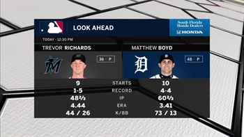 Trevor Richards looks to help Marlins sweep Tigers