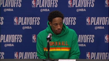 DeMar DeRozan talks Spurs Game 1 Win on the Road vs. Nuggets