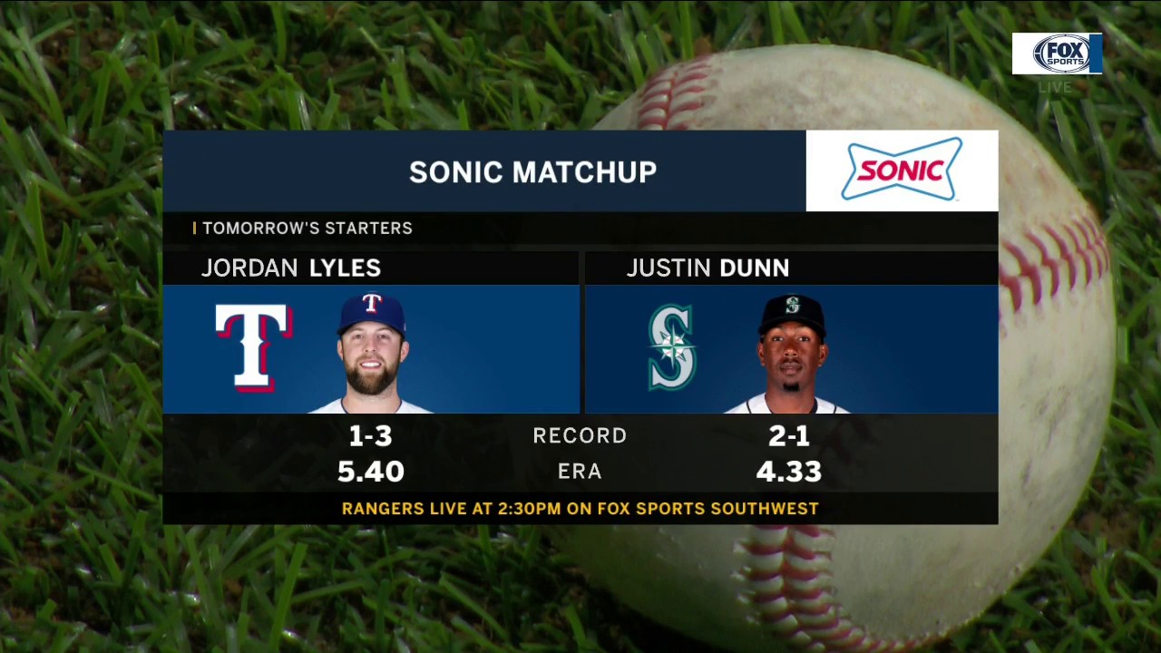 Jordan Lyles vs. Justin Dunn up Next | Rangers Live