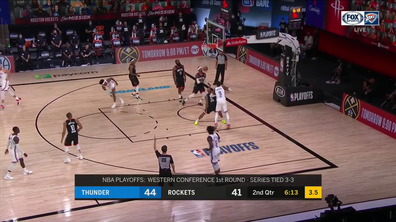 WATCH: Lu Dort Buries A 2nd-Quarter Three