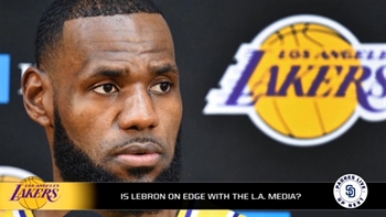 LeBron James already appears to be annoyed by LA media
