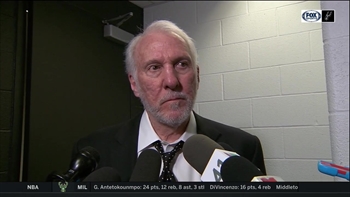 Gregg Popovich talks Spurs win against Bucks