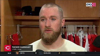 Tucker Barnhart: Tyler Mahle's win vs. Dodgers was his best start of season