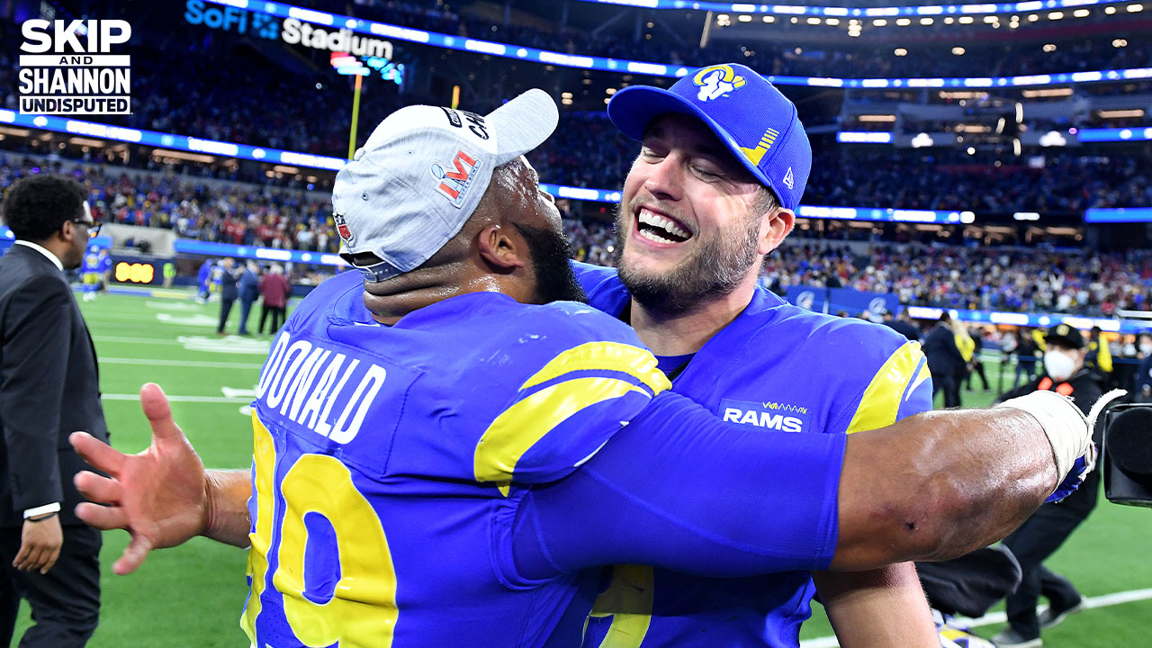 Skip Bayless reacts to the Rams defeating the 49ers to move on and host Super Bowl LVI I UNDISPUTED