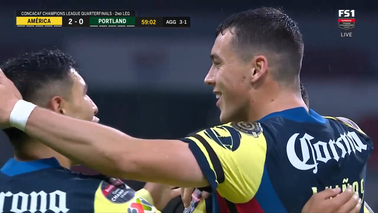 Club América takes 2-0 lead over Timbers on Frederico Viñas penalty shot