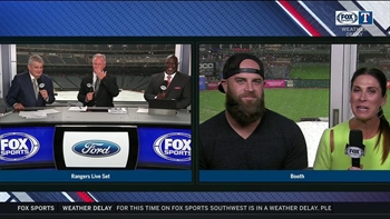 Mike Napoli Joins Emily Jones | Rangers Live